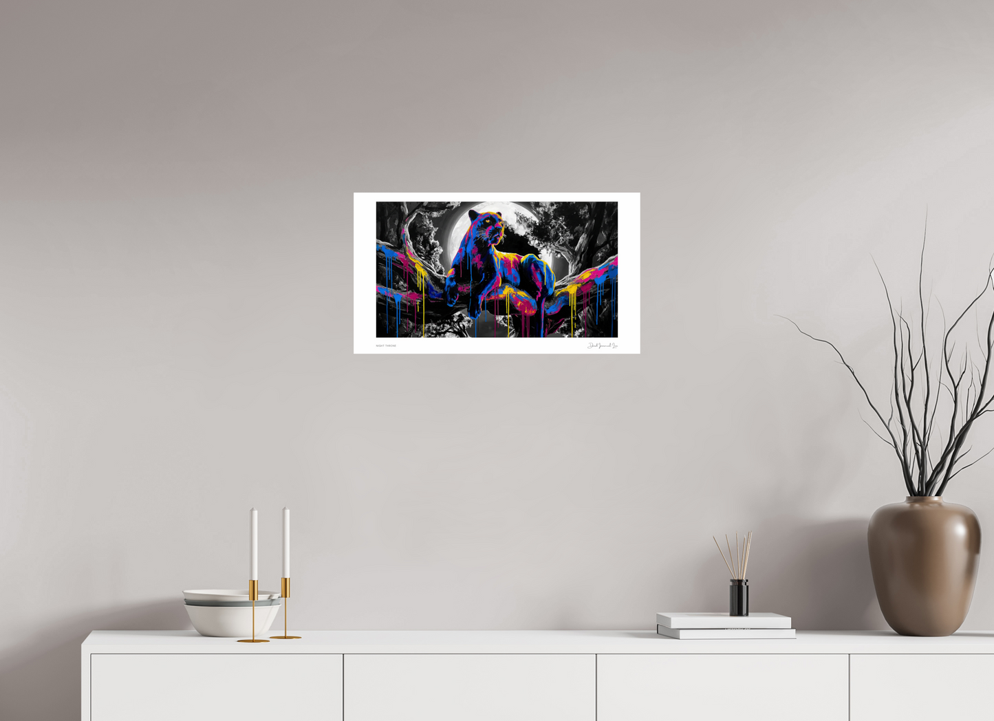 64 x 36 cm, Fine Art Print - Pearl Night Throne (Open Edition — Fine Art Print)